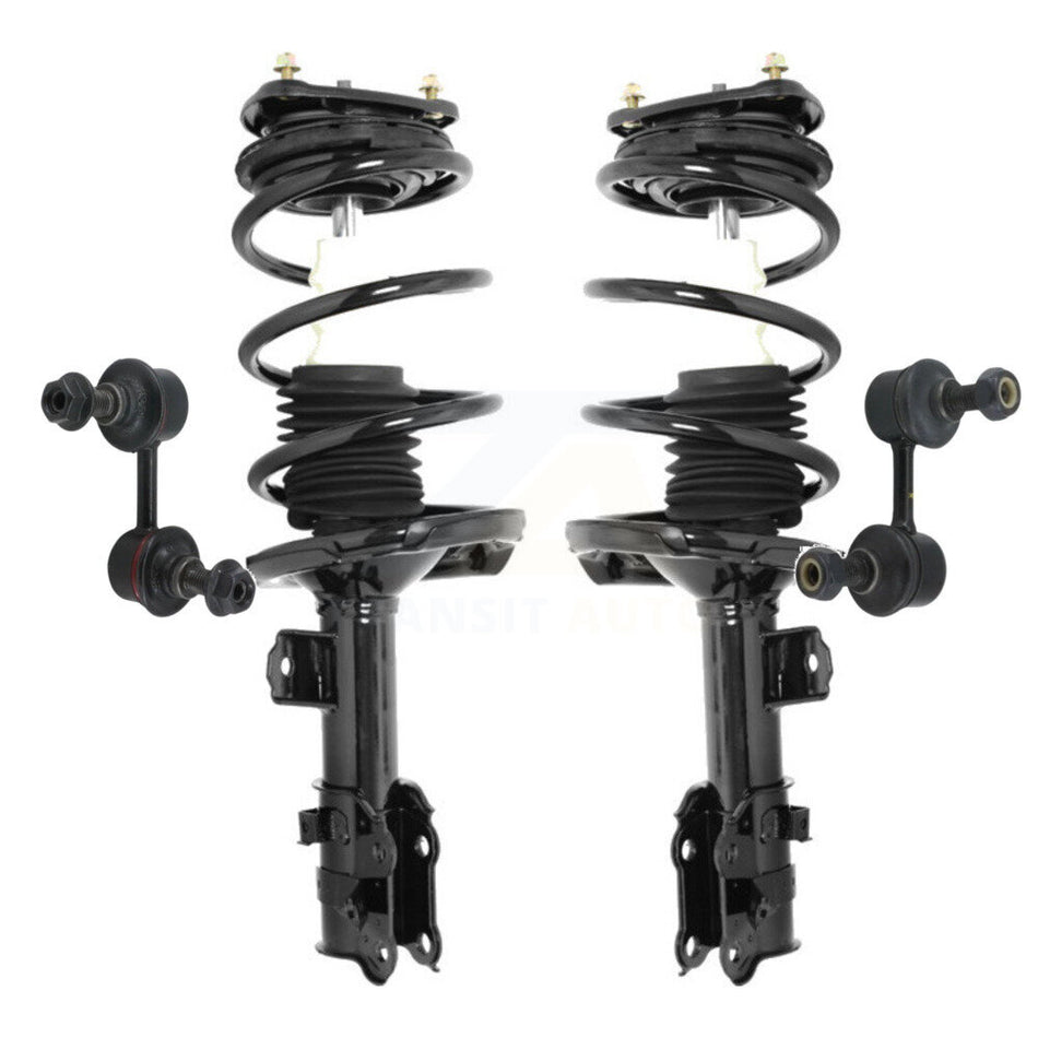 Front Complete Shock Assembly And TOR Link Kit For 2006 Hyundai Accent Hatchback KSS-100566
