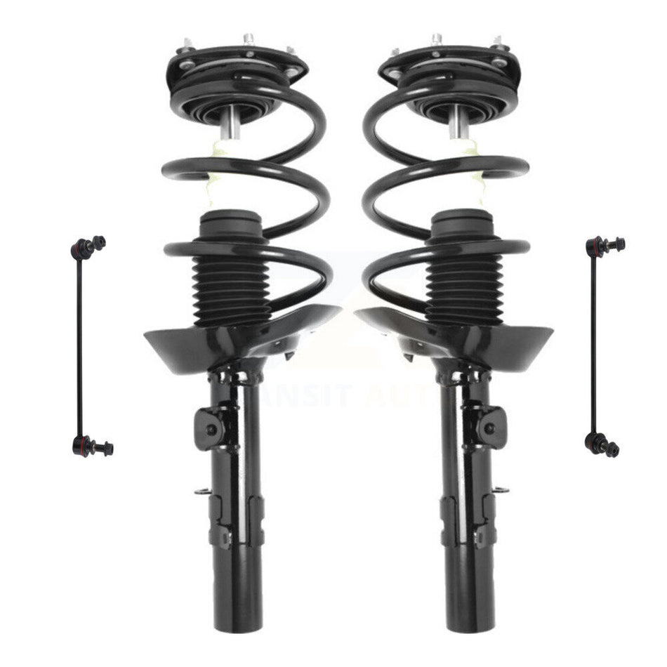 Front Complete Shock Assembly And TOR Link Kit For 2013-2017 Honda Accord Excludes Hybrid Models KSS-100571