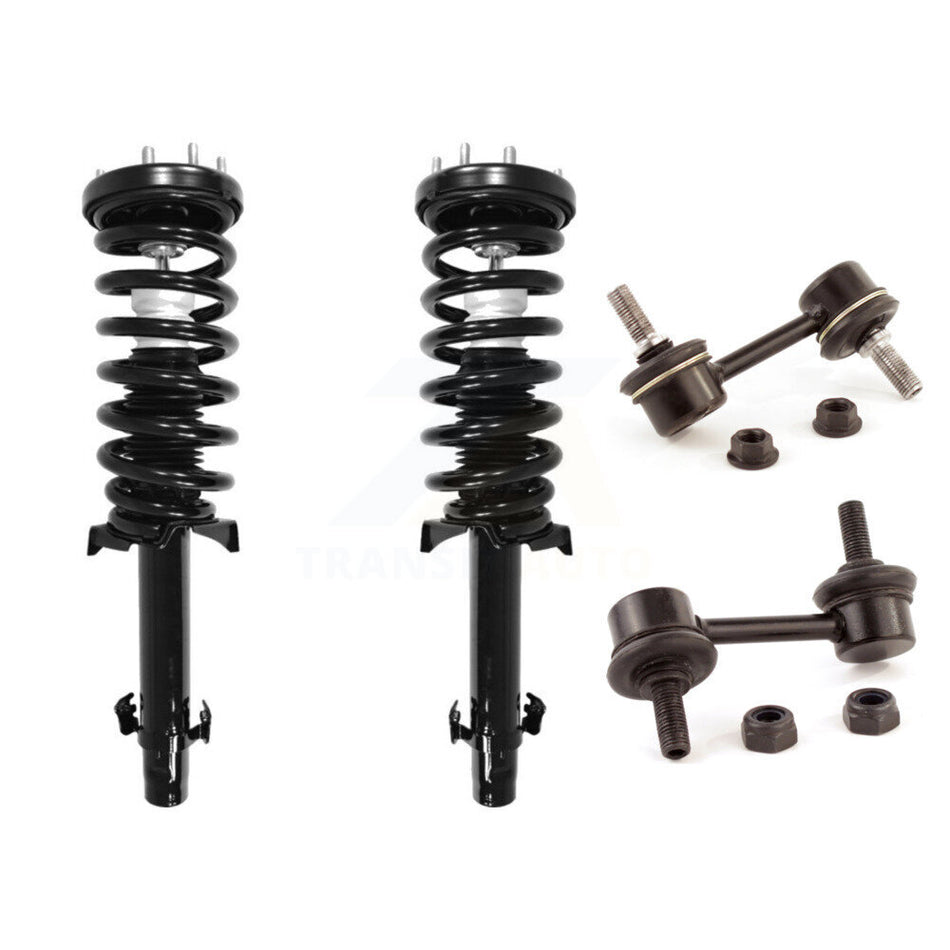 Front Complete Shock Assembly And TOR Link Kit For Honda Accord Excludes Sedans with V6 engines KSS-100573