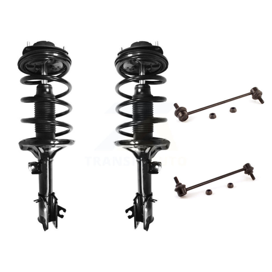 Front Complete Shock Assembly And TOR Link Kit For 2001-2006 Hyundai Santa Fe KSS-100577