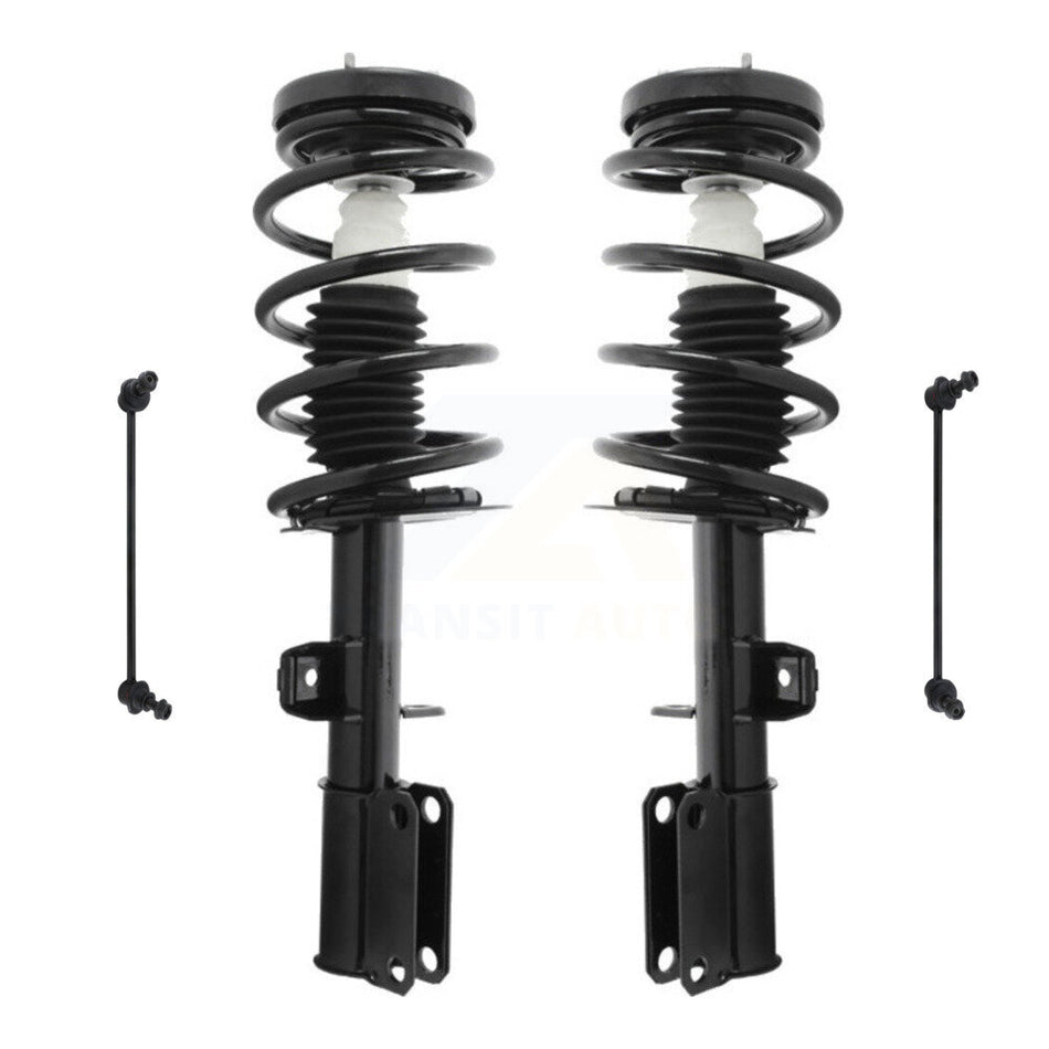 Front Complete Shock Assembly And TOR Link Kit For 2000-2006 BMW X5 Excludes Models With Electronic or Self-Leveling Supsension KSS-100585