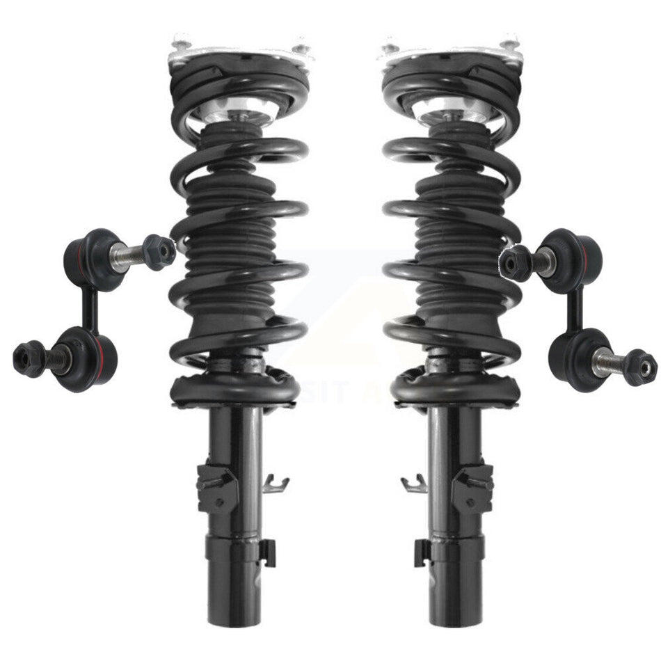 Front Complete Shock Assembly And TOR Link Kit For Infiniti G37 G35 G25 Q40 INFINITI Excludes Rear Wheel Drive Coupe Models Sedan with AWD KSS-100589