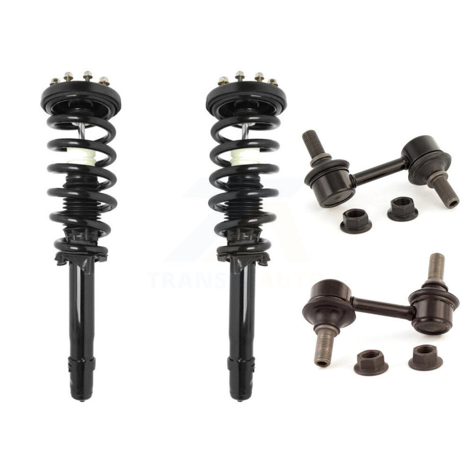 Front Complete Shock Assembly And TOR Link Kit For 2009-2014 Acura TL AWD Excludes Wheel Drive KSS-100645