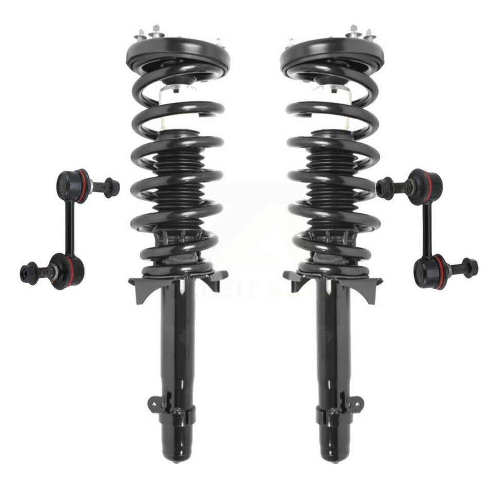 Front Complete Shock Assembly And TOR Link Kit For 2009-2014 Acura TSX KSS-100647