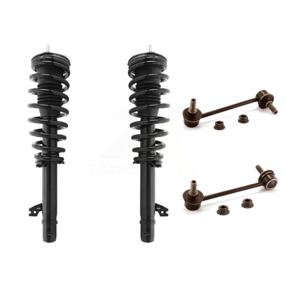 Front Complete Shock Assembly And TOR Link Kit For 2009-2013 Mazda 6 Excludes Sport Suspension KSS-100656
