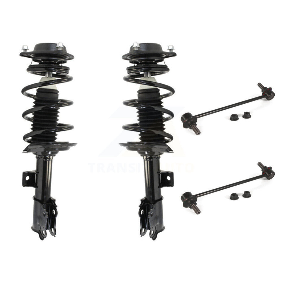 Front Complete Shock Assembly And TOR Link Kit For Hyundai Elantra Coupe Excludes Hatchback Models KSS-100684