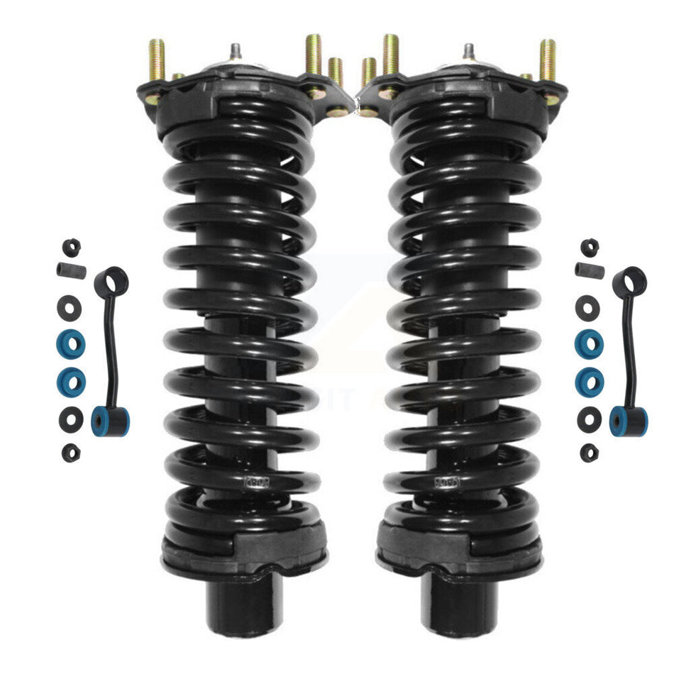 Front Complete Shock Assembly And TOR Link Kit For Jeep Liberty Dodge Nitro Excludes Diesel Engines KSS-100695