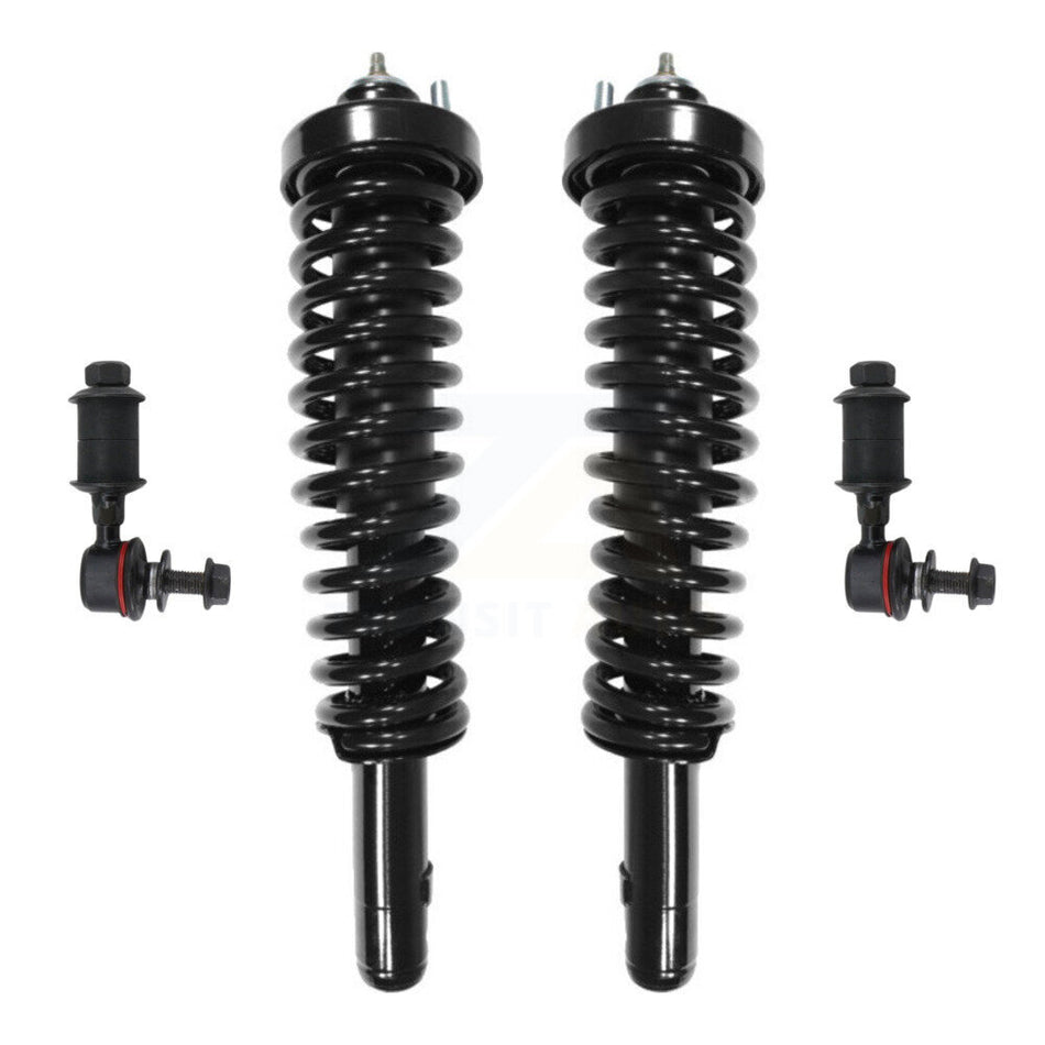 Front Complete Shock Assembly And TOR Link Kit For 1997-2000 Acura EL KSS-100697