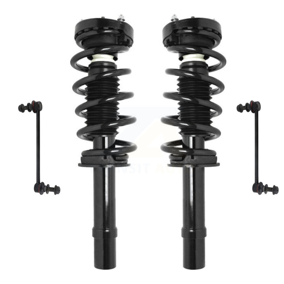 Front Complete Shock Assembly And TOR Link Kit For 2012-2021 Dodge Charger Chrysler 300 Excludes Rear Wheel Drive V8 Engine AWD with 3.6L KSS-100706