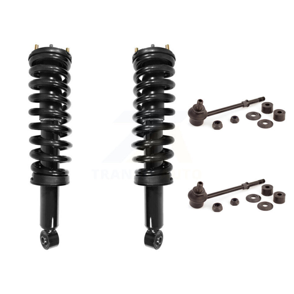 Front Complete Shock Assembly And TOR Link Kit For 1996-2002 Toyota 4Runner 4WD with 3.4L Excludes Rear Wheel Drive 4 Cyl Engines KSS-100726