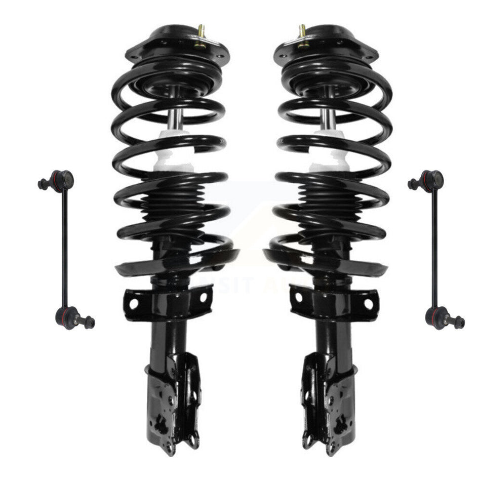 Front Complete Shock Assembly And TOR Link Kit For Pontiac G5 Pursuit With FE3 Suspension 9.86" Center to Length KSS-100733
