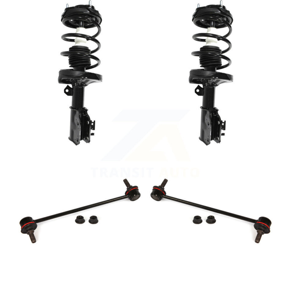 Front Complete Shock Assembly And TOR Link Kit For Mazda Protege Protege5 KSS-100755