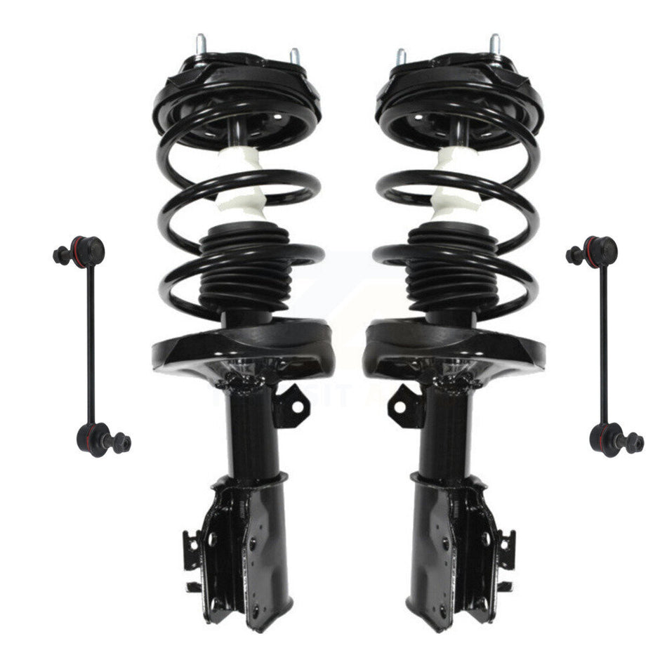 Front Complete Shock Assembly And TOR Link Kit For 2000 Mazda Protege Production from 10 00 KSS-100757