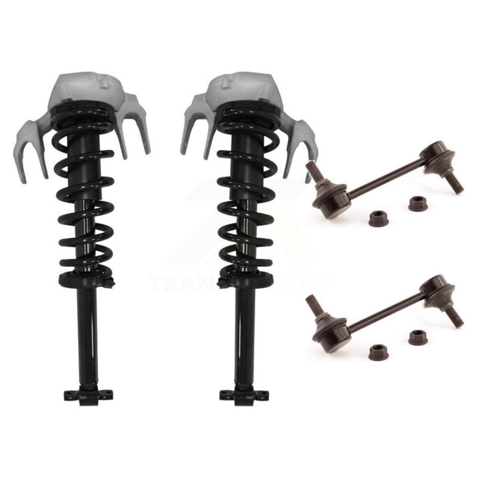 Front Complete Shock Assembly And TOR Link Kit For 2003-2007 Cadillac CTS Models with Soft Ride FE1 Suspension KSS-100763