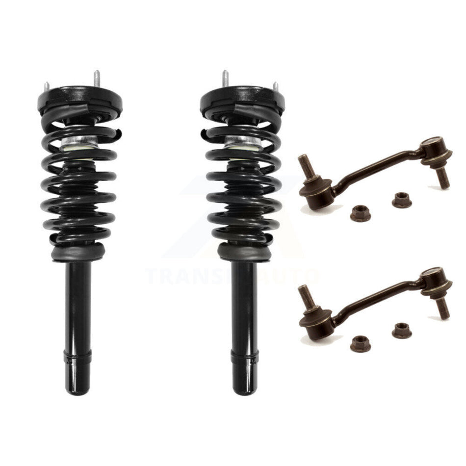 Front Complete Shock Assembly And TQ Link Kit For Hyundai Sonata Azera KSS-100836