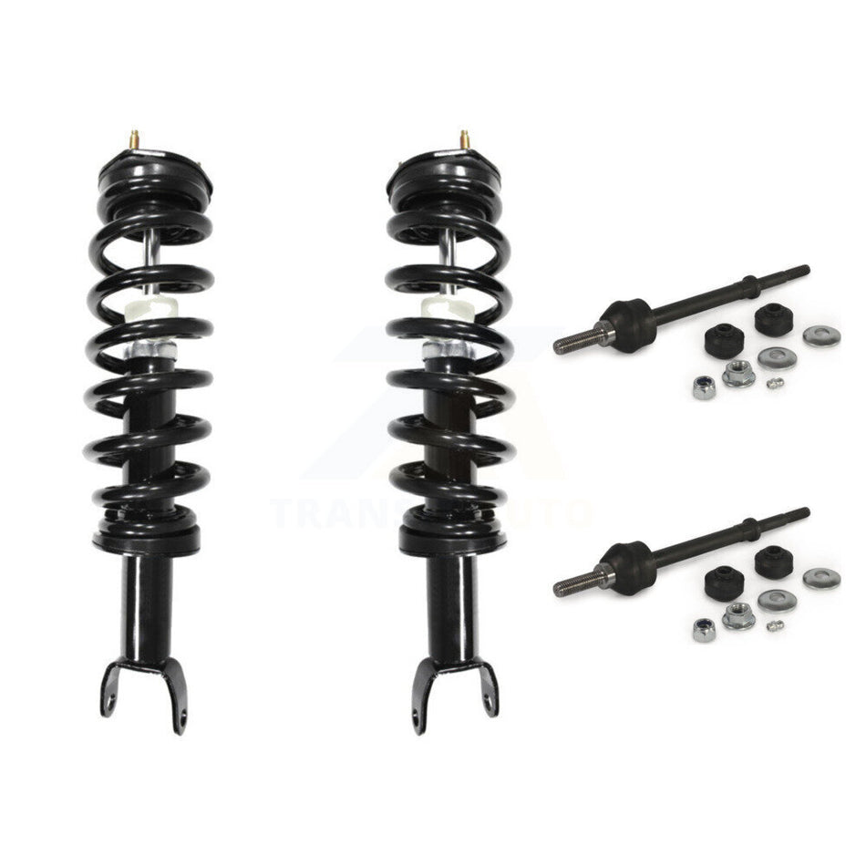 Front Complete Shock Assembly And TQ Link Kit For Ram 1500 Dodge Classic Excludes Rear Wheel Drive TRX Models With Air Ride/Lift Suspension 4WD KSS-100838