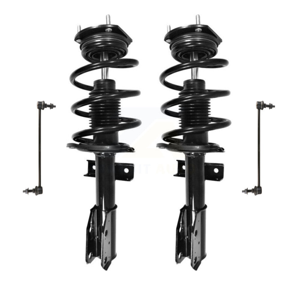 Front Complete Shock Assembly And TQ Link Kit For GMC Acadia Chevrolet Traverse Buick Enclave Saturn Outlook KSS-100840