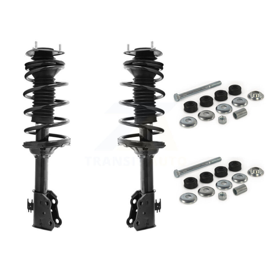Front Complete Shock Assembly And TQ Link Kit For 2000-2005 Toyota Echo KSS-100841