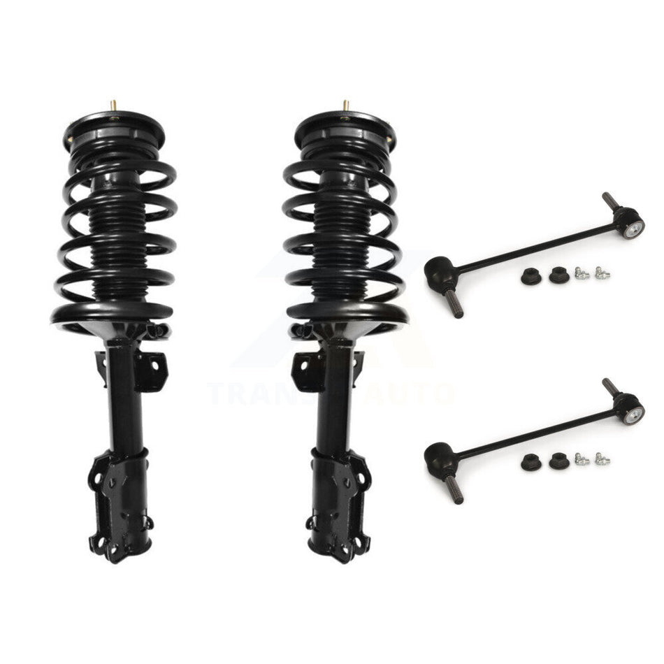 Front Complete Shock Assembly And TQ Link Kit For 2005-2010 Ford Mustang Excludes Performance Suspension KSS-100844