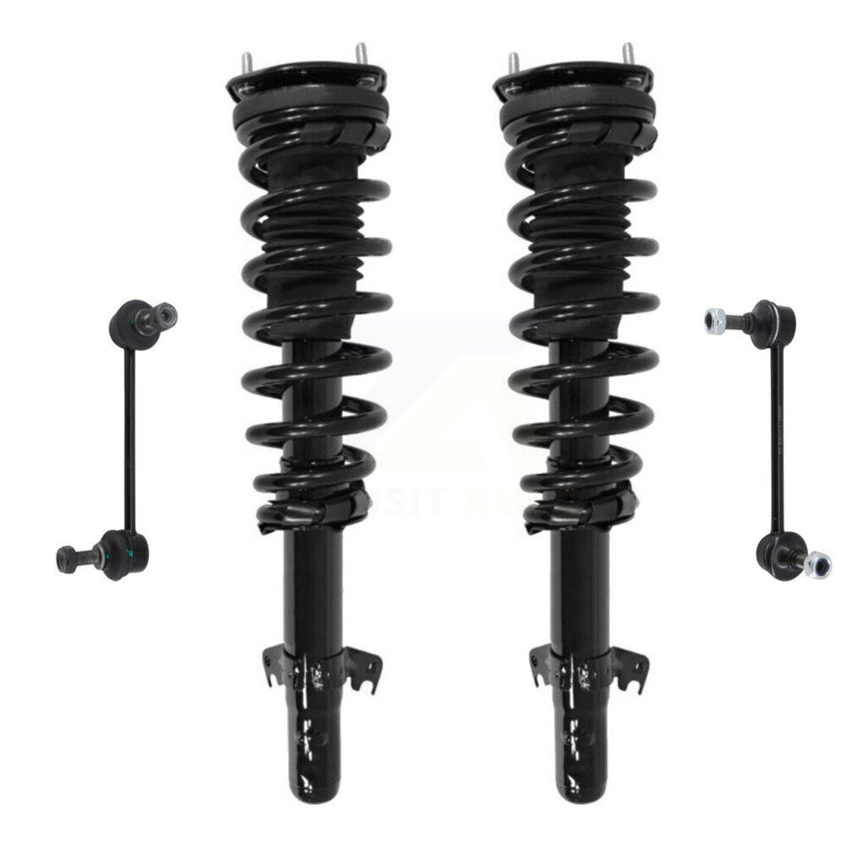 Front Complete Shock Assembly And TQ Link Kit For 2006-2009 Ford Fusion Mercury Milan Excludes V6 Engines 2.3L KSS-100854