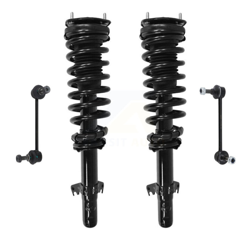Front Complete Shock Assembly And TQ Link Kit For Ford Fusion Mazda 6 Mercury Milan Lincoln MKZ Zephyr KSS-100855