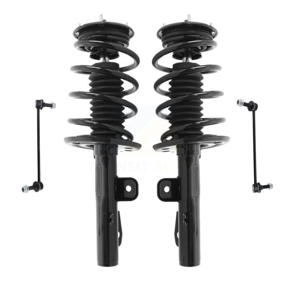 Front Complete Shock Assembly & TQ Link Kit For 2010-2012 Ford Flex Excludes Turbo Models KSS-100857