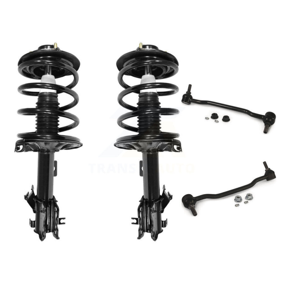 Front Complete Shock Assembly And TQ Link Kit For 2002-2006 Nissan Altima 2.5L Excludes V6 Engine KSS-100880