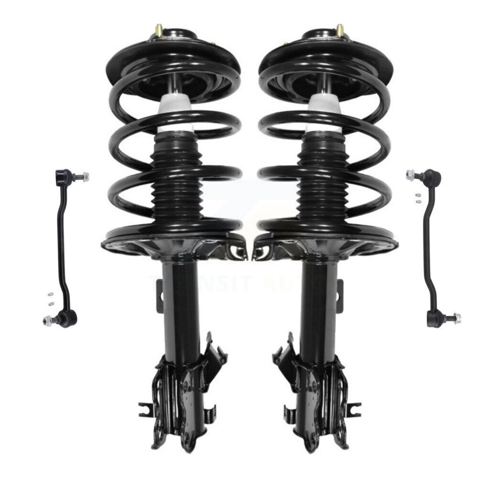 Front Complete Shock Assembly And TQ Link Kit For 2002-2006 Nissan Altima 2.5L Excludes V6 Engine KSS-100880