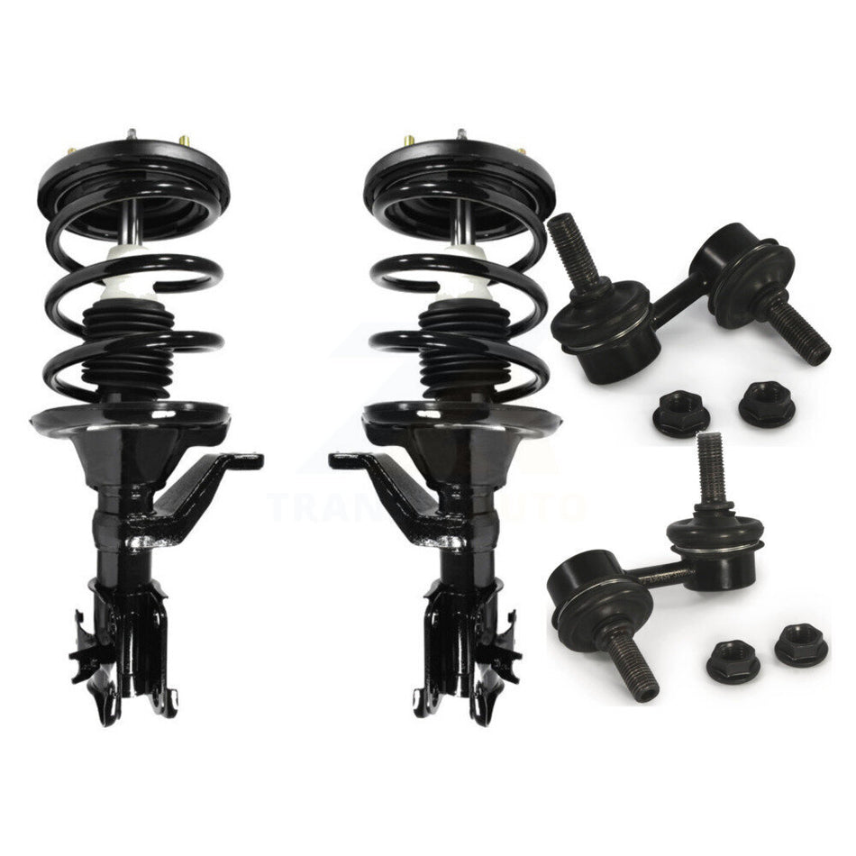Front Complete Shock Assembly And TQ Link Kit For Honda Civic Excludes Hybrid Si Models KSS-100883