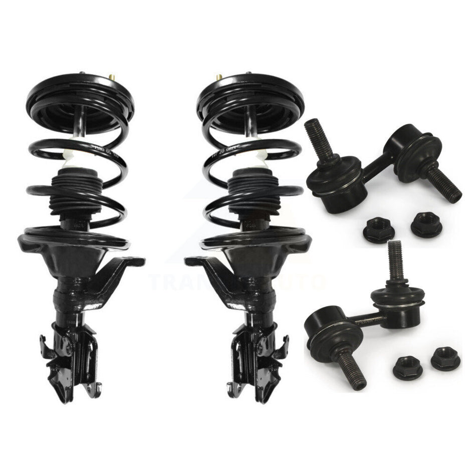 Front Complete Shock Assembly And TQ Link Kit For Honda Civic Acura EL KSS-100885
