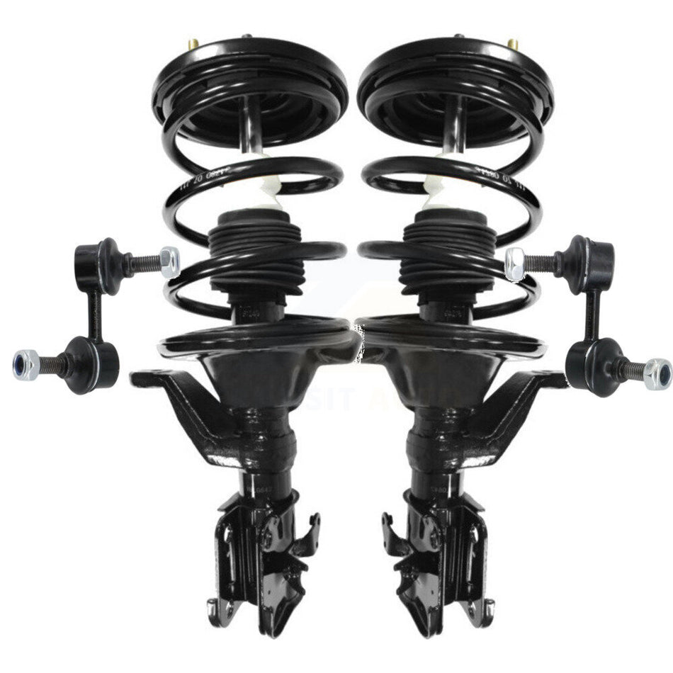 Front Complete Shock Assembly And TQ Link Kit For Honda Civic Acura EL KSS-100885