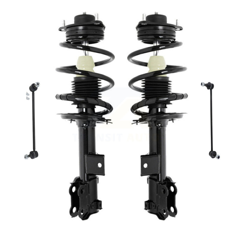 Front Complete Shock Assembly And TQ Link Kit For 2012 Kia Optima LX EX KSS-100898