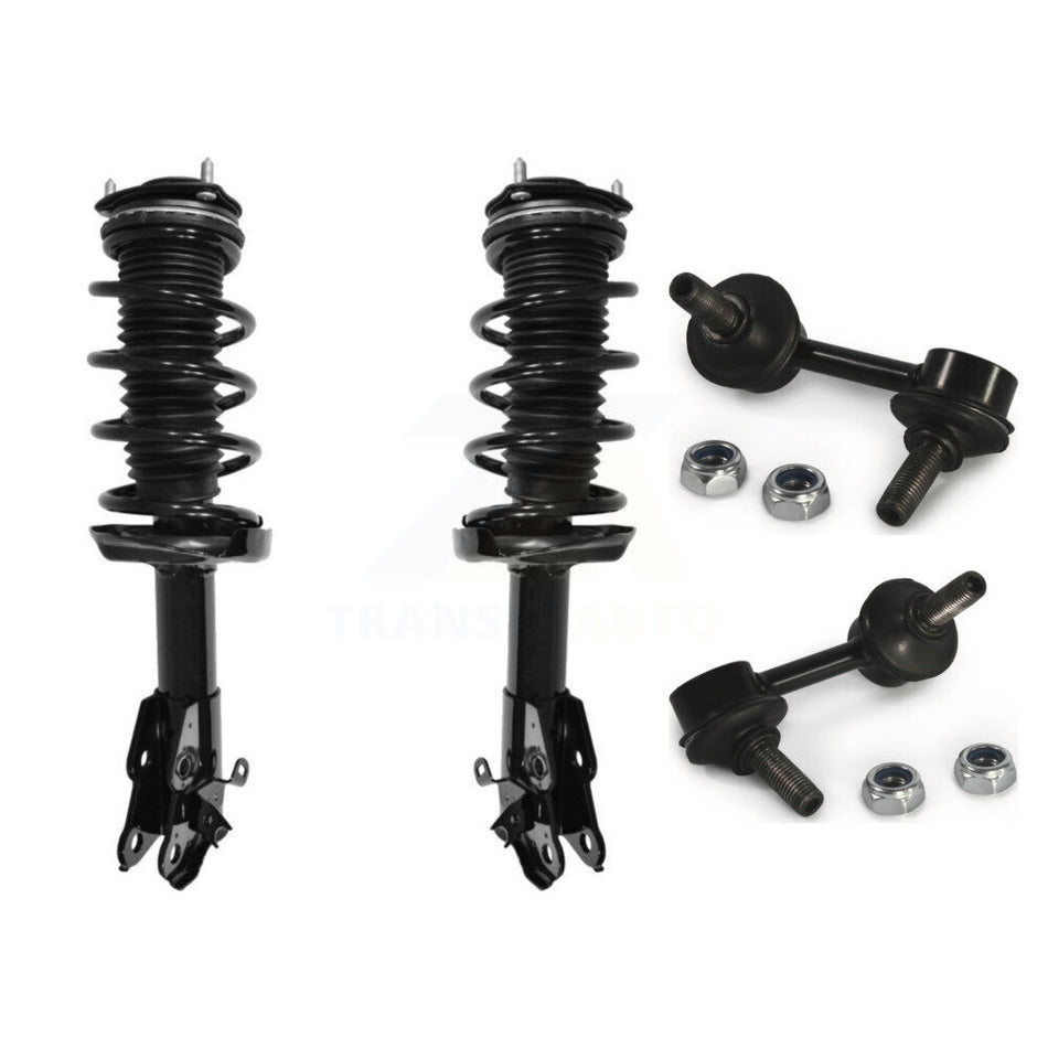 Front Complete Shock Assembly And TQ Link Kit For Honda Civic Acura CSX KSS-100900