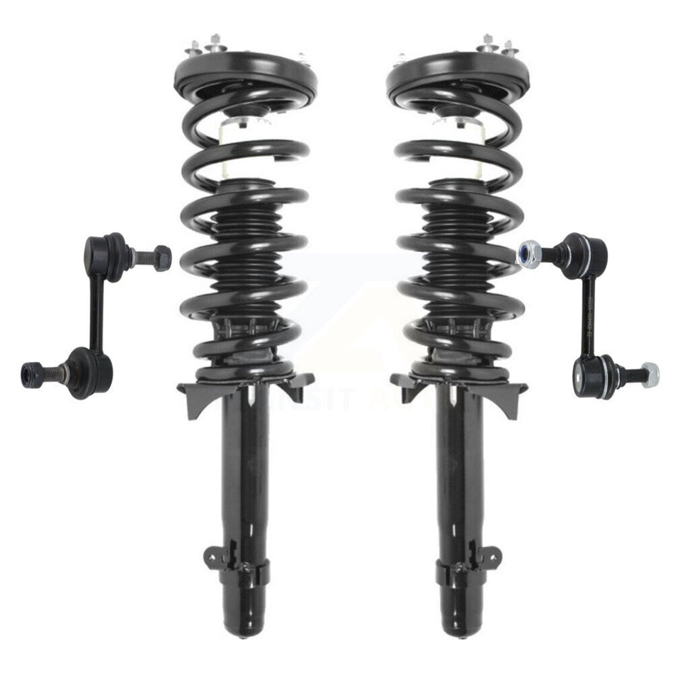 Front Complete Shock Assembly And TQ Link Kit For 2009-2014 Acura TSX KSS-100901
