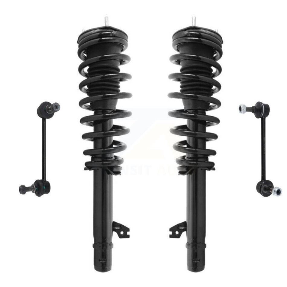 Front Complete Shock Assembly And TQ Link Kit For 2009-2013 Mazda 6 Excludes Sport Suspension KSS-100908