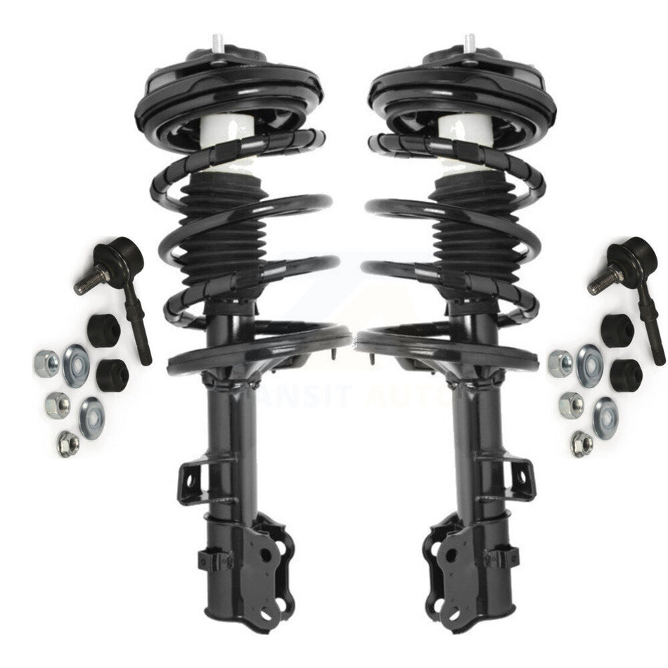 Front Complete Shock Assembly And TQ Link Kit For Kia Optima Excludes Production Prior to 03 06; 8th Digit of VIN is 3 or 4 KSS-100925