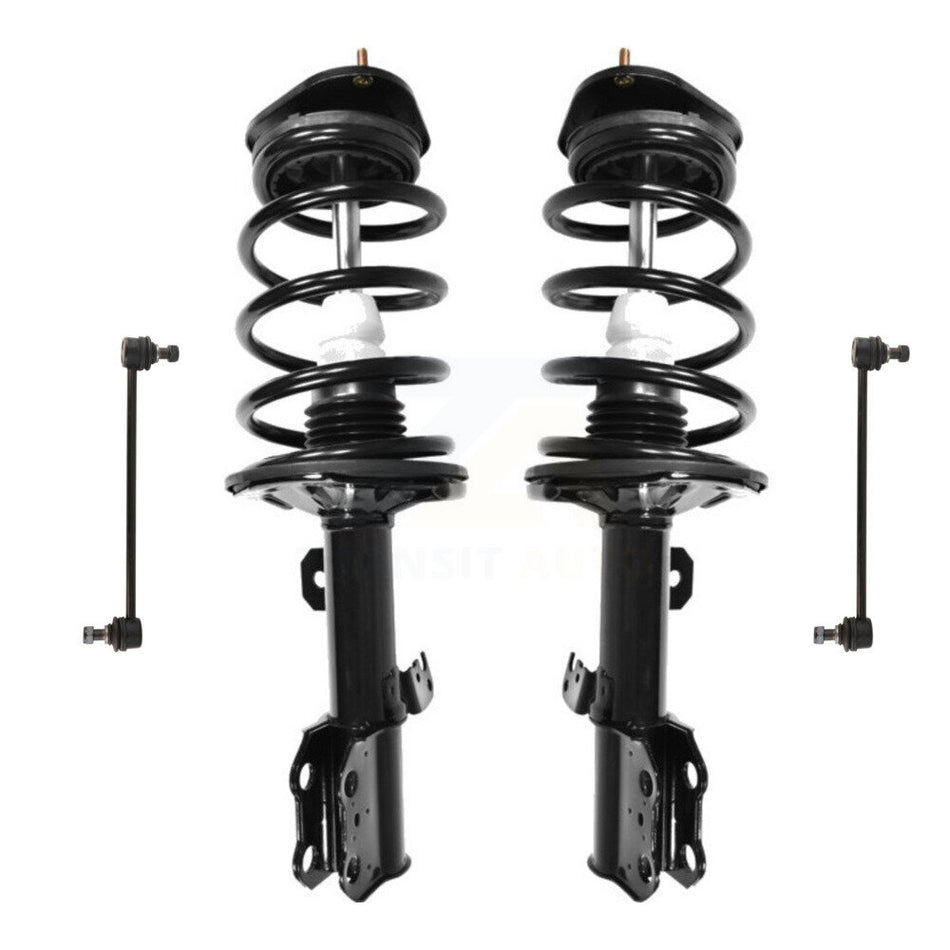 Front Complete Shock Assembly And TQ Link Kit For 2003-2008 Toyota Matrix Pontiac Vibe KSS-100938