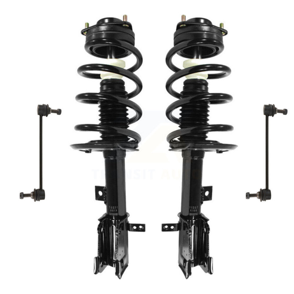 Front Complete Shock Assembly And TQ Link Kit For Dodge Journey Excludes 4 Cylinder Engine KSS-100946