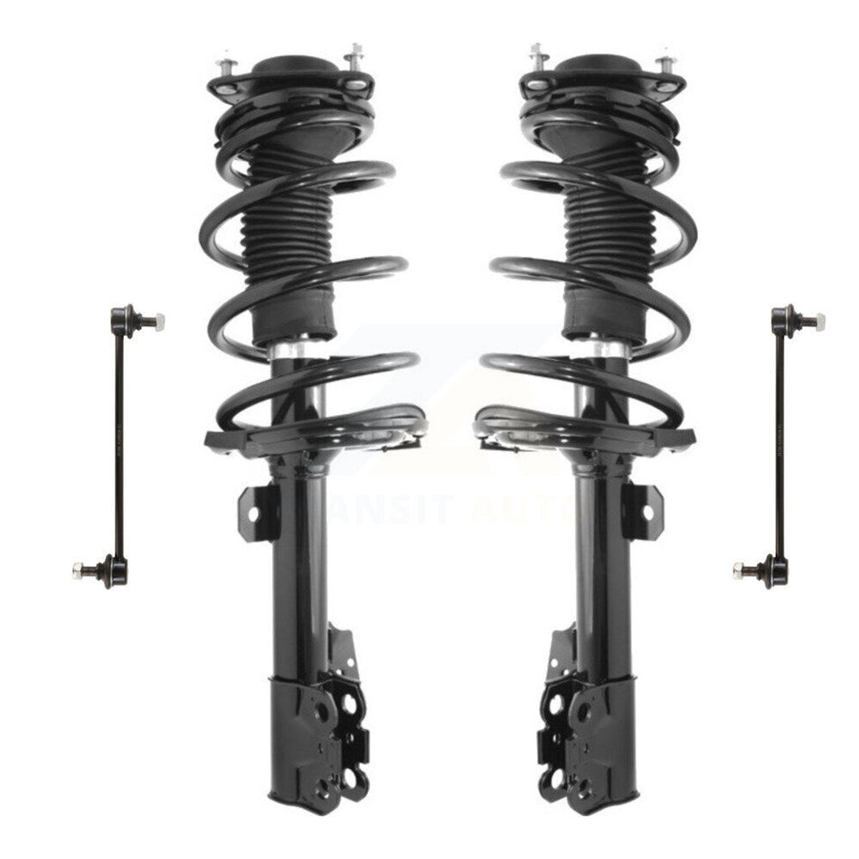 Front Complete Shock Assembly And TQ Link Kit For 2011-2019 Toyota Sienna AWD Excludes Wheel Drive KSS-100948