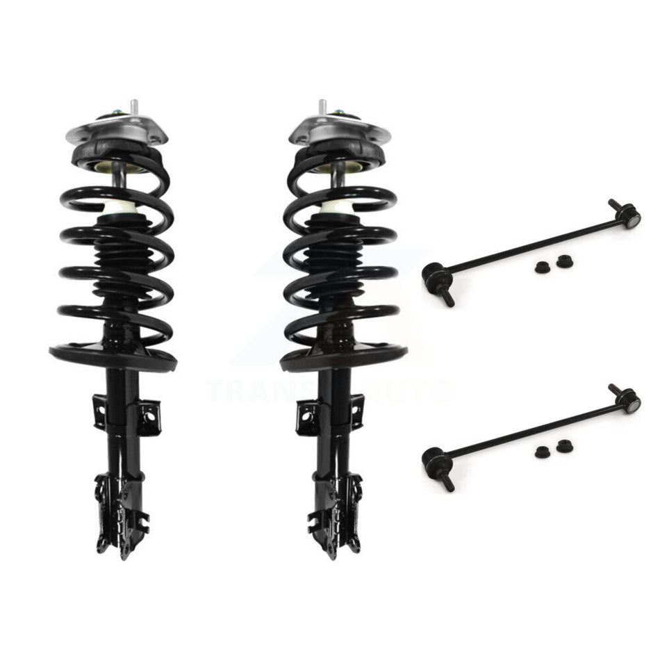Front Complete Shock Assembly And TQ Link Kit For 2003-2014 Volvo XC90 excludes electronic suspension KSS-100955