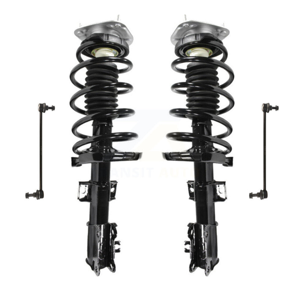 Front Complete Shock Assembly And TQ Link Kit For Volvo XC70 V70 KSS-100956