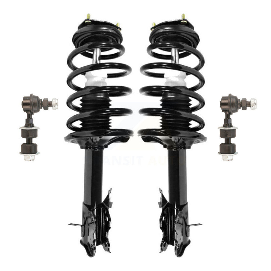 Front Complete Shock Assembly And TQ Link Kit For Nissan Sentra Excludes SE-R SPEC V Models KSS-100958