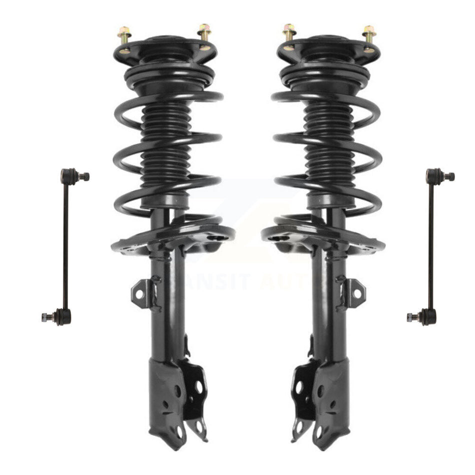 Front Complete Shock Assembly And TQ Link Kit For Toyota Corolla Excludes Sport Suspension KSS-100963