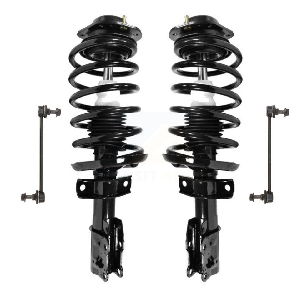 Front Complete Shock Assembly And TQ Link Kit For Pontiac G5 Pursuit With FE3 Suspension 9.86" Center to Length KSS-100964