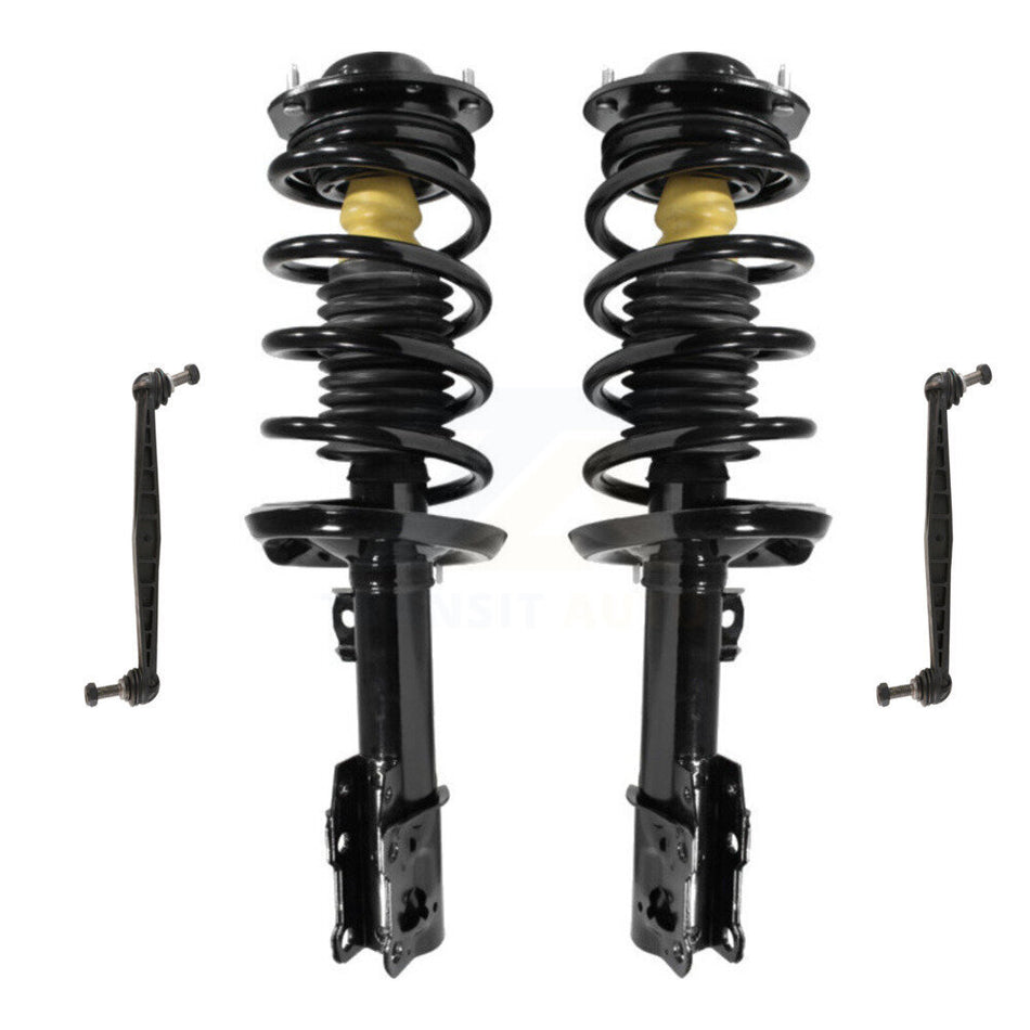 Front Complete Shock Assembly And TQ Link Kit For Pontiac G6 Saturn Aura 11.80" Center To Length KSS-100980