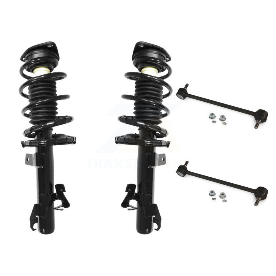 Front Complete Shock Assembly And TQ Link Kit For Mazda 3 Excludes MazdaSpeed Model KSS-100983