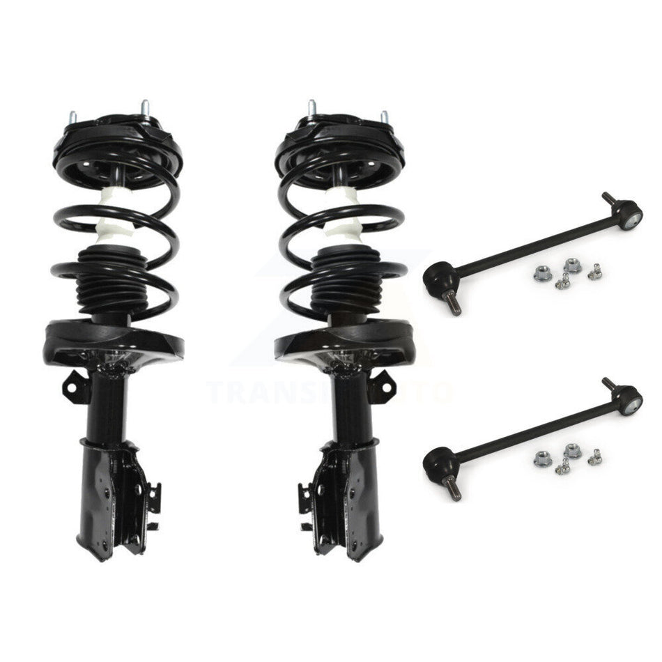 Front Complete Shock Assembly And TQ Link Kit For Mazda Protege Protege5 KSS-100985