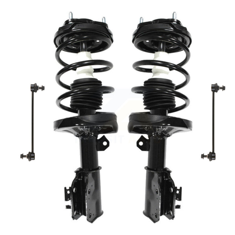 Front Complete Shock Assembly And TQ Link Kit For Mazda Protege Protege5 KSS-100985