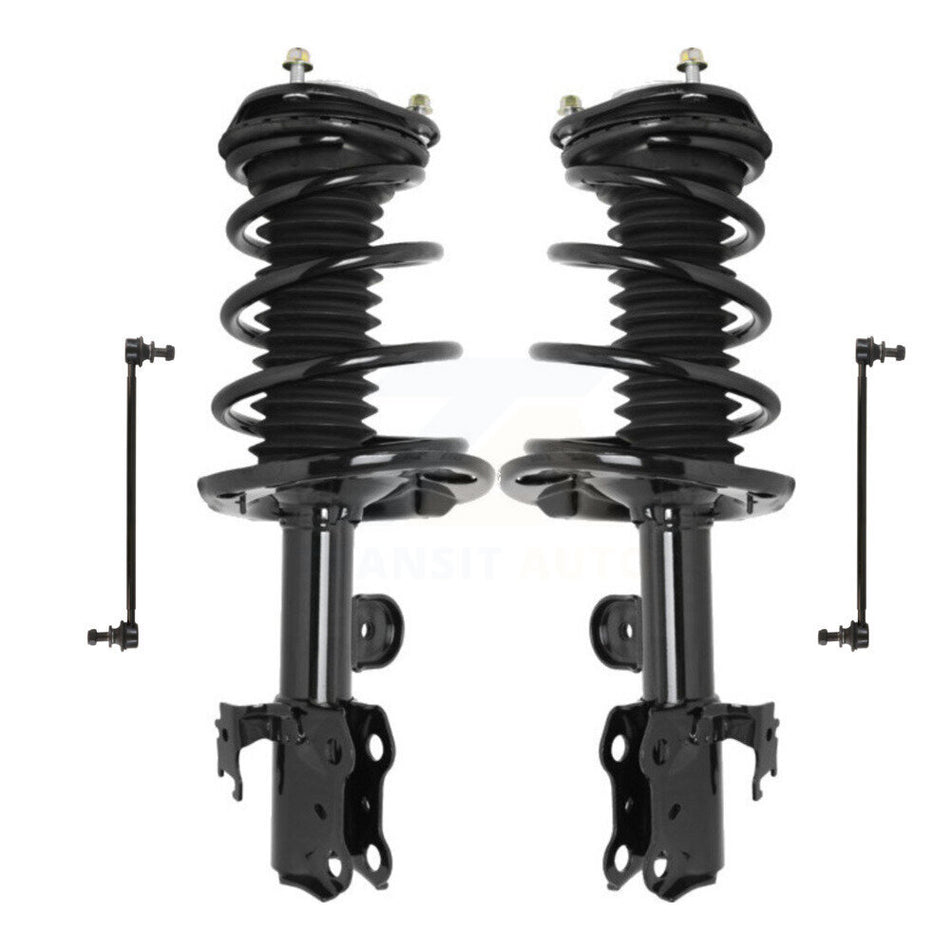 Front Complete Shock Assembly And TQ Link Kit For Toyota Prius V Scion tC KSS-101004