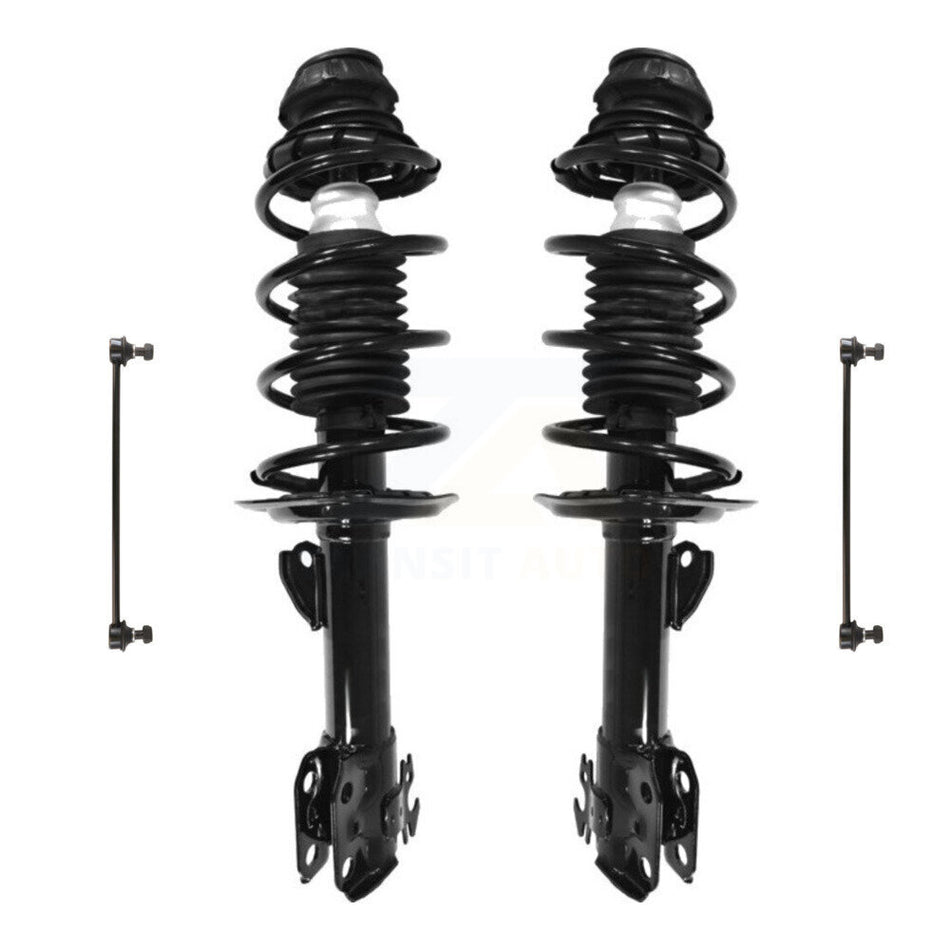 Front Complete Shock Assembly And TQ Link Kit For 2006-2015 Toyota Yaris KSS-101005